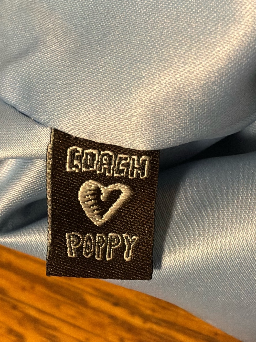 Coach Signature Poppy Shoulder Bag in Gray and Navy - Picture 8 of 13